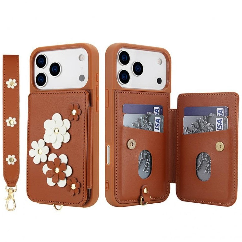 Sweet Bloom Crossbody Phone Case・Compatible with iPhone 17 Series・8132