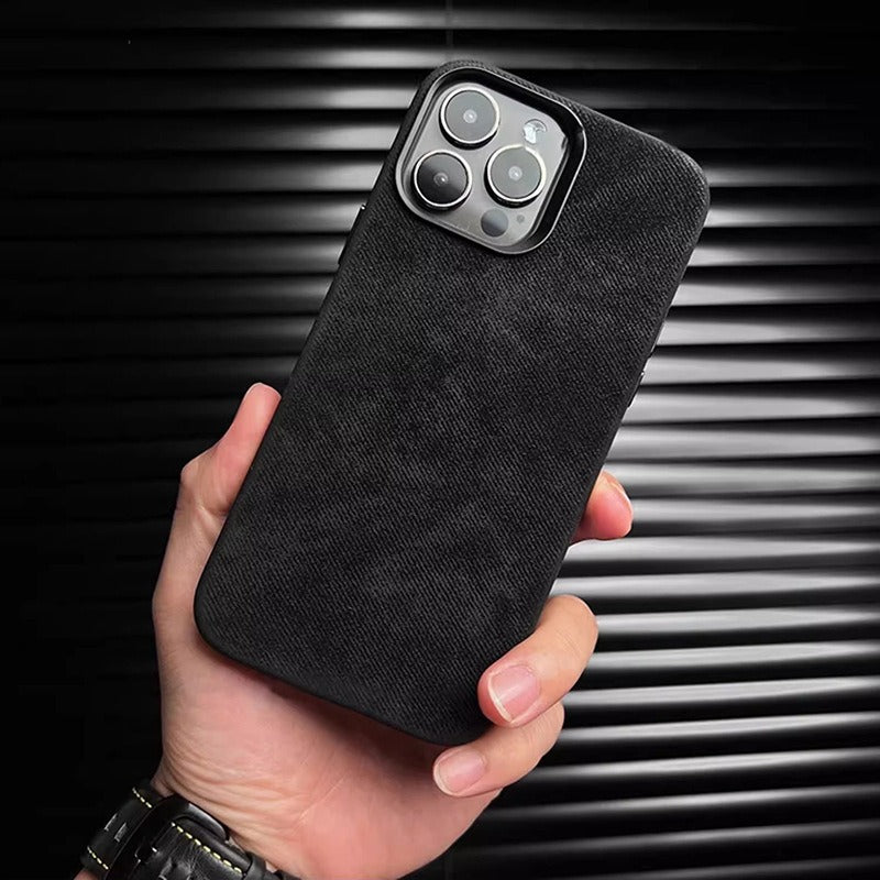Color: Black
Hand-crafted flannel case featuring a soft texture, durable PC core, and eco-friendly microfiber leather interior. 
Proudly presented by Tree New Bee Accessories — where craftsmanship meets sophistication.