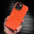 Color: Orange
Hand-crafted flannel case featuring a soft texture, durable PC core, and eco-friendly microfiber leather interior. 
Proudly presented by Tree New Bee Accessories — where craftsmanship meets sophistication.