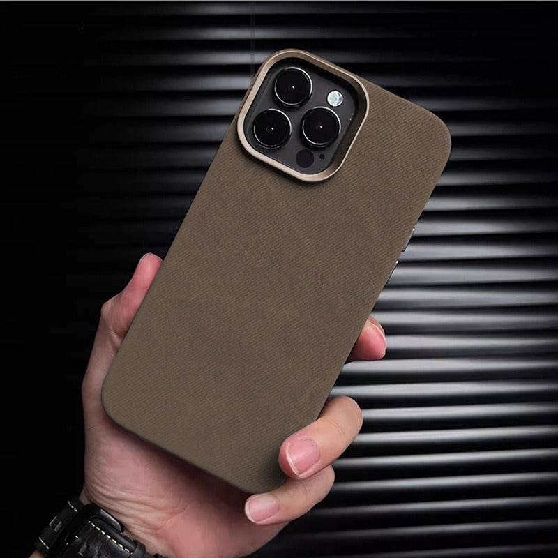 Color: Light Coffee
Hand-crafted flannel case featuring a soft texture, durable PC core, and eco-friendly microfiber leather interior. 
Proudly presented by Tree New Bee Accessories — where craftsmanship meets sophistication.