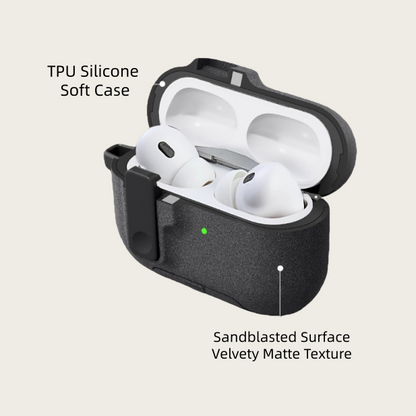 Sandblasted TPU Silicone Case・Velvet-Like Texture for AirPods 4 & AirPods Pro 3・8211