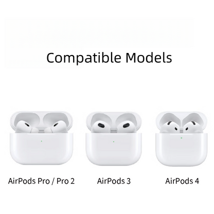 Night Serpent & Pale Serpent Leather Earbuds Case for AirPods 4 & AirPods Pro 3 - 8224