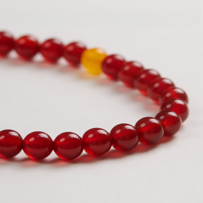 Double Blessing · Red Agate Phone Chain 9001