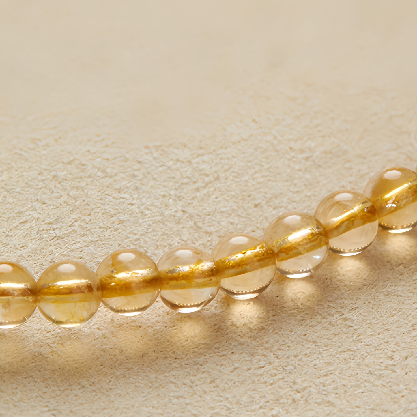 Golden Fortune Fox · Sunlit Citrine Phone Chain 9004