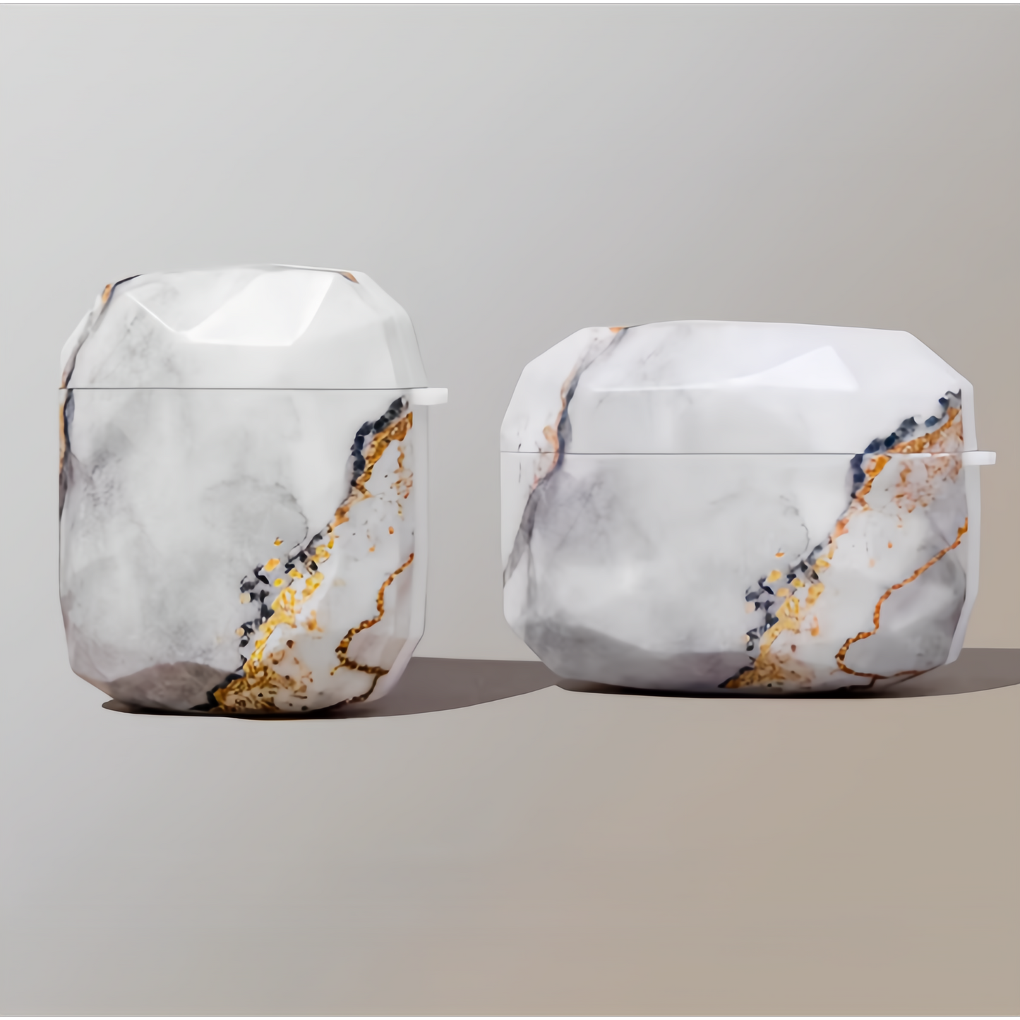 Whisper Marble Case・Silicone Earbuds Cover for AirPods 4・8241