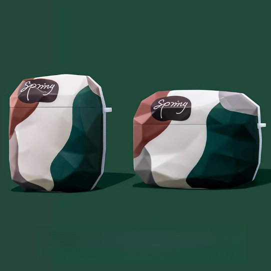 Whisper Marble Case・Silicone Earbuds Cover for AirPods 4・8241