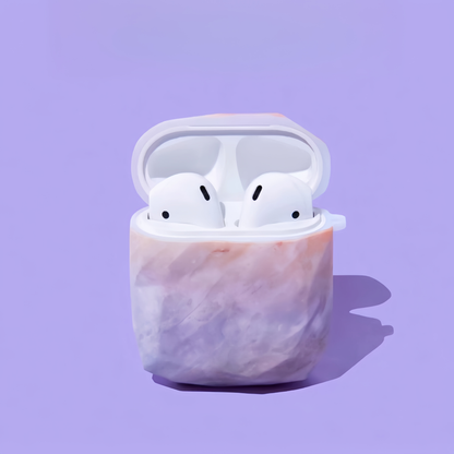 Whisper Marble Case・Silicone Earbuds Cover for AirPods 4・8241