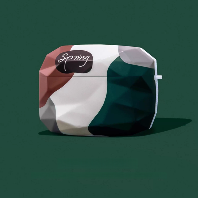 Whisper Marble Case・Silicone Earbuds Cover for AirPods 4・8241