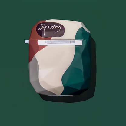 Whisper Marble Case・Silicone Earbuds Cover for AirPods 4・8241