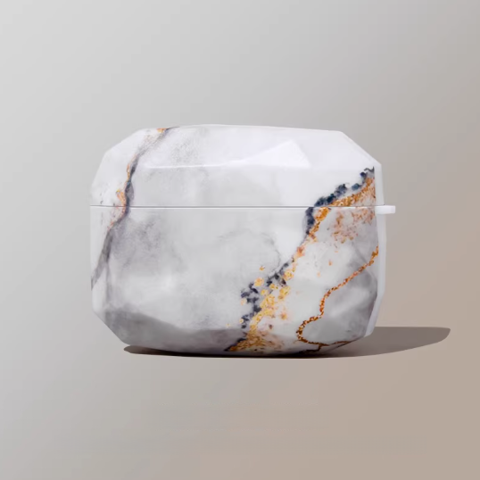 Whisper Marble Case・Silicone Earbuds Cover for AirPods 4・8241