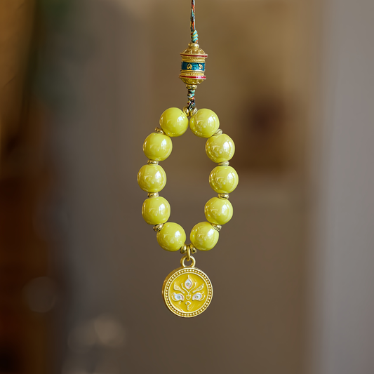 Whisper of Fortune · Porcelain Glass Phone Chain 9004