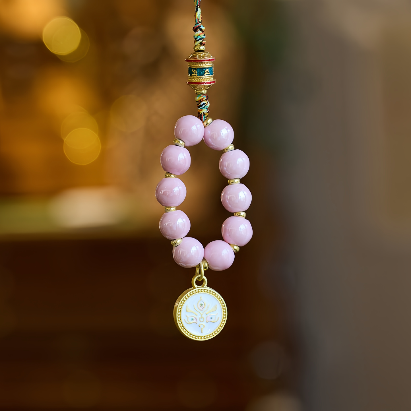 Whisper of Fortune · Porcelain Glass Phone Chain 9004