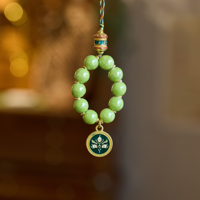 Whisper of Fortune · Porcelain Glass Phone Chain 9004