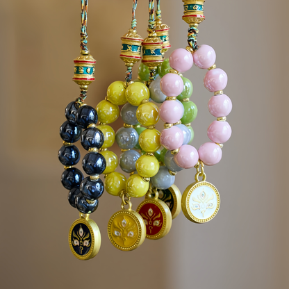 Whisper of Fortune · Porcelain Glass Phone Chain 9004