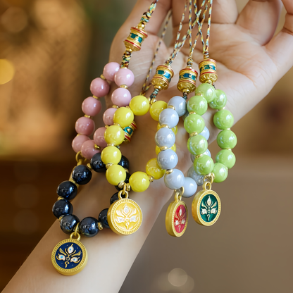 Whisper of Fortune · Porcelain Glass Phone Chain 9004