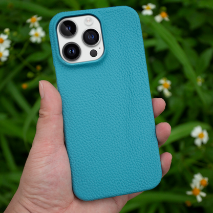 Modern Pebble Leather Case・Compatible with iPhone 16 Series 7914