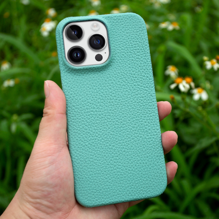 Modern Pebble Leather Case・Compatible with iPhone 16 Series 7914