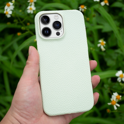 Modern Pebble Leather Case・Compatible with iPhone 16 Series 7914