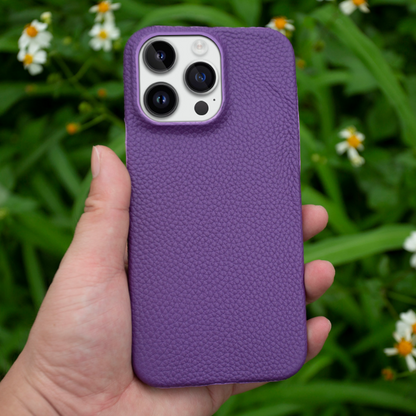 Modern Pebble Leather Case・Compatible with iPhone 16 Series 7914