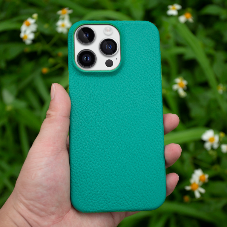 Modern Pebble Leather Case・Compatible with iPhone 16 Series 7914