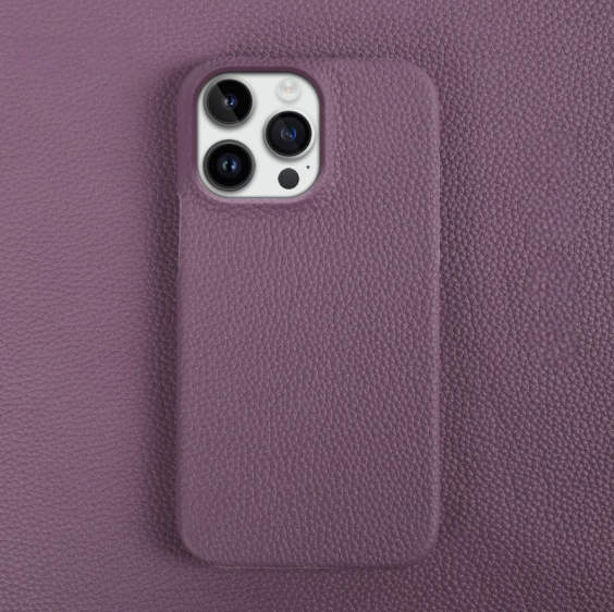 Modern Pebble Leather Case・Compatible with iPhone 16 Series 7914