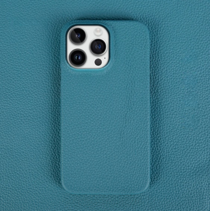 Modern Pebble Leather Case・Compatible with iPhone 16 Series 7914