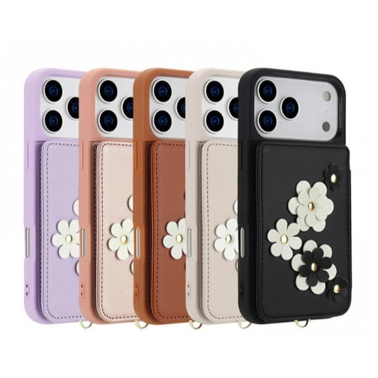 Sweet Bloom Crossbody Phone Case・Compatible with iPhone 16 Series・8133