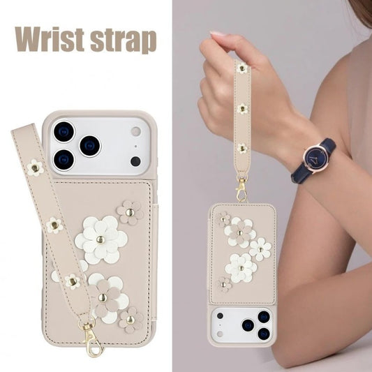 Sweet Bloom Crossbody Phone Case・Compatible with iPhone 16 Series・8133