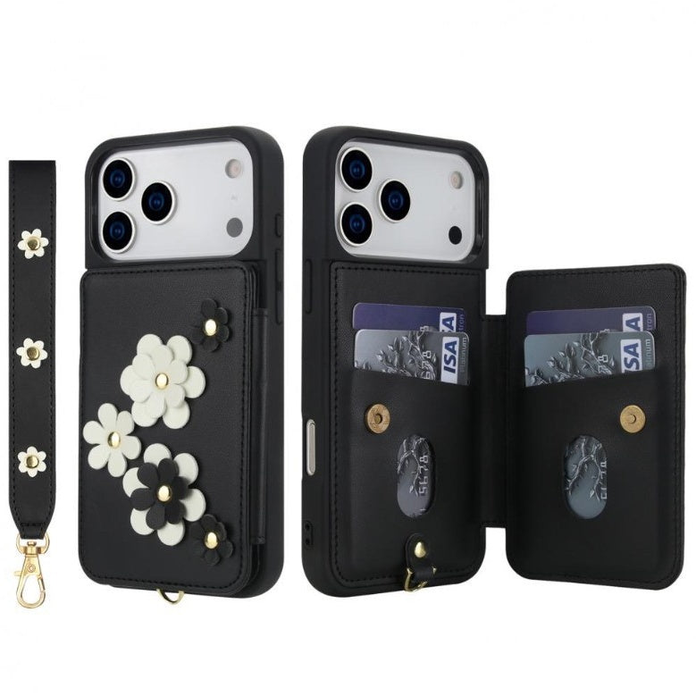 Sweet Bloom Crossbody Phone Case・Compatible with iPhone 16 Series・8133