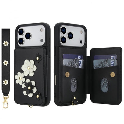 Sweet Bloom Crossbody Phone Case・Compatible with iPhone 16 Series・8133