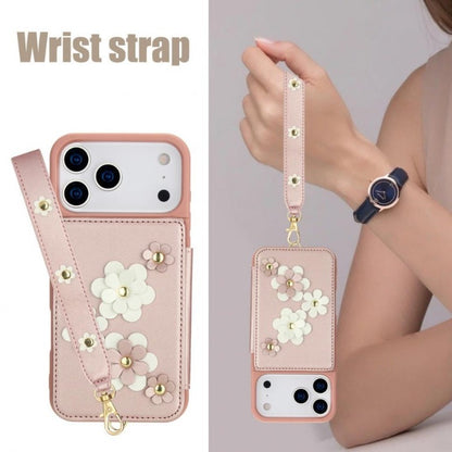 Sweet Bloom Crossbody Phone Case・Compatible with iPhone 16 Series・8133