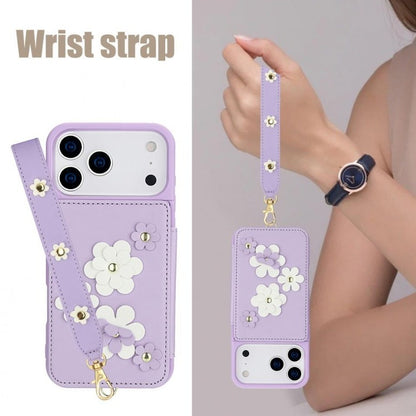 Sweet Bloom Crossbody Phone Case・Compatible with iPhone 16 Series・8133