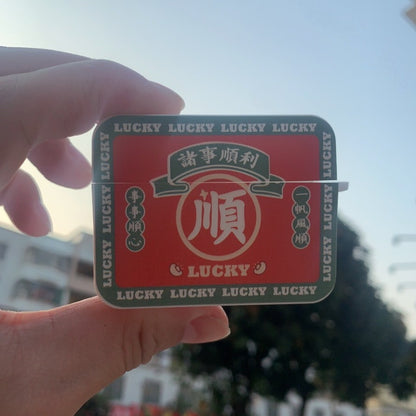 Mahjong Fortune・White Tile case for AirPods 4・8126