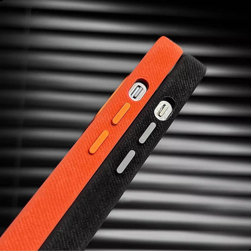 Every button features a refined metallic finish, with a matching metal-textured camera protection ring for a cohesive premium look.