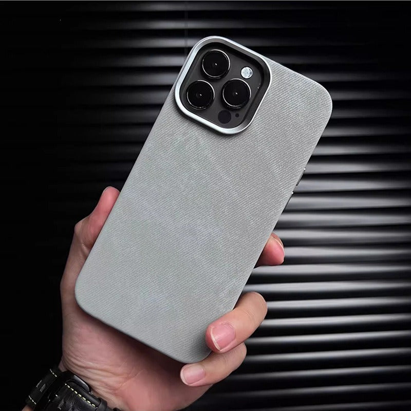 Color: Taupe Gray
Hand-crafted flannel case featuring a soft texture, durable PC core, and eco-friendly microfiber leather interior. 
Proudly presented by Tree New Bee Accessories — where craftsmanship meets sophistication.