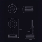 Premium Vacuum-Suction Car Phone Mount 8202