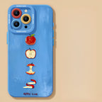 The Bite of an Apple Silicone Phone Case – Compatible with iPhone 17 Series