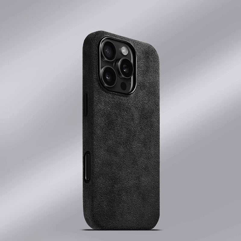 Premium Faux Suede Phone Case – Compatible with iPhone 17 Series