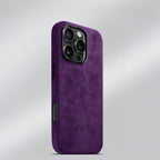 Premium Faux Suede Phone Case – Compatible with iPhone 17 Series