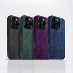 Premium Faux Suede Phone Case – Compatible with iPhone 17 Series