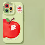 The Bite of an Apple Silicone Phone Case – Compatible with iPhone 17 Series