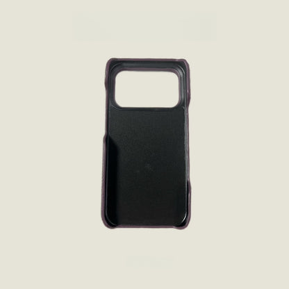 Mulberry Purple Genuine Leather Phone Case・Compatible with iPhone 16 Series・8304