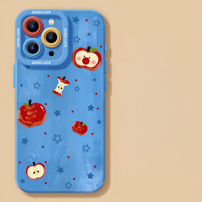 The Bite of an Apple Silicone Phone Case – Compatible with iPhone 15 Series