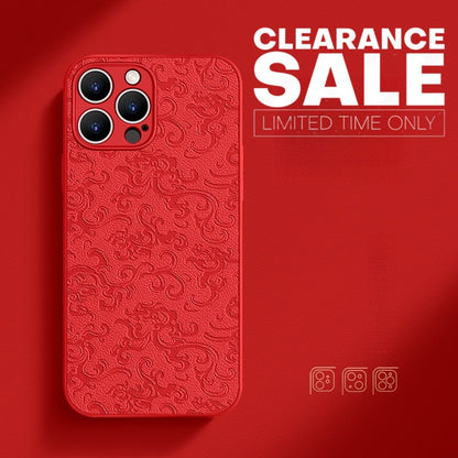 Traditional Chinese-Inspired Faux Leather Phone Case – Compatible with iPhone 16 Series 8105