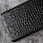 Finely Crafted Leather Crocodile-Embossed Phone Case – Compatible with iPhone 13/14 Series