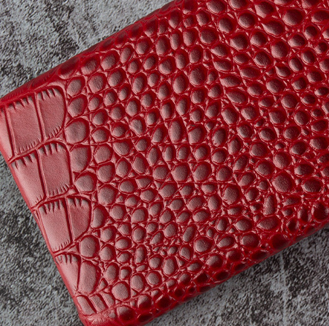 Croc-Embossed Genuine Leather Phone Case・Compatible with iPhone 17 Series・7910